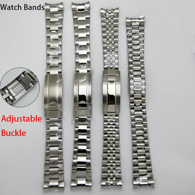 Rolex Watch Datejust - Pulseira Oyster/Jubilee Prata Soild Aço 20MM