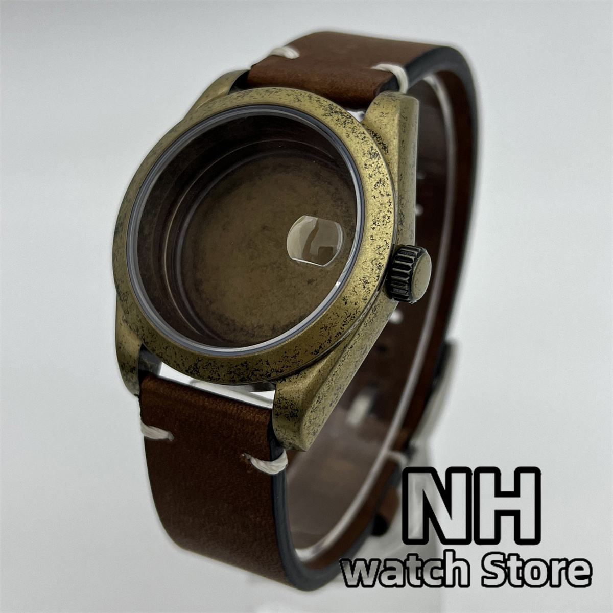 39mm bronze escovado caixa de  - Seiko Watch 5 Sports avaliação e preço