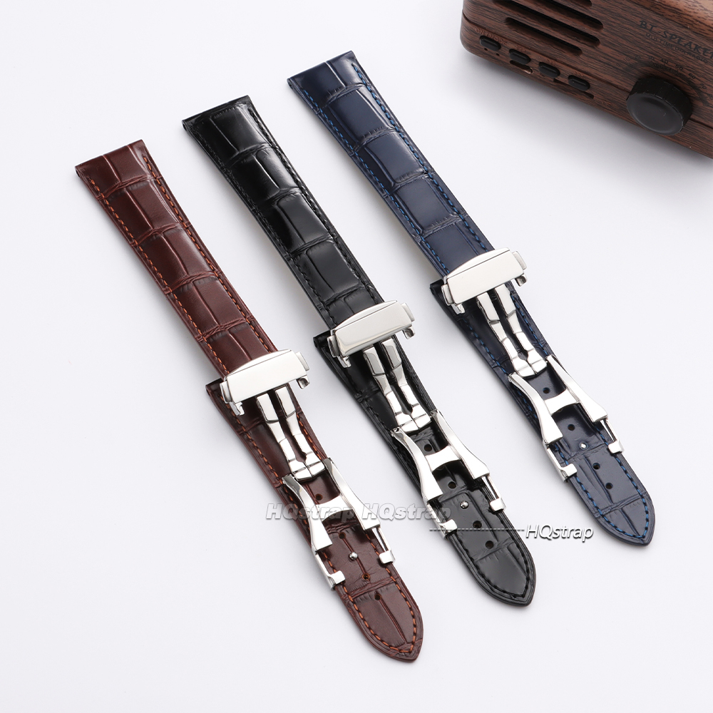 Pulseira de couro genuíno para - Omega Watch Seamaster avaliação e preço